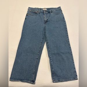 Madewell The Petite Perfect Vintage Wide Leg Crop Jean